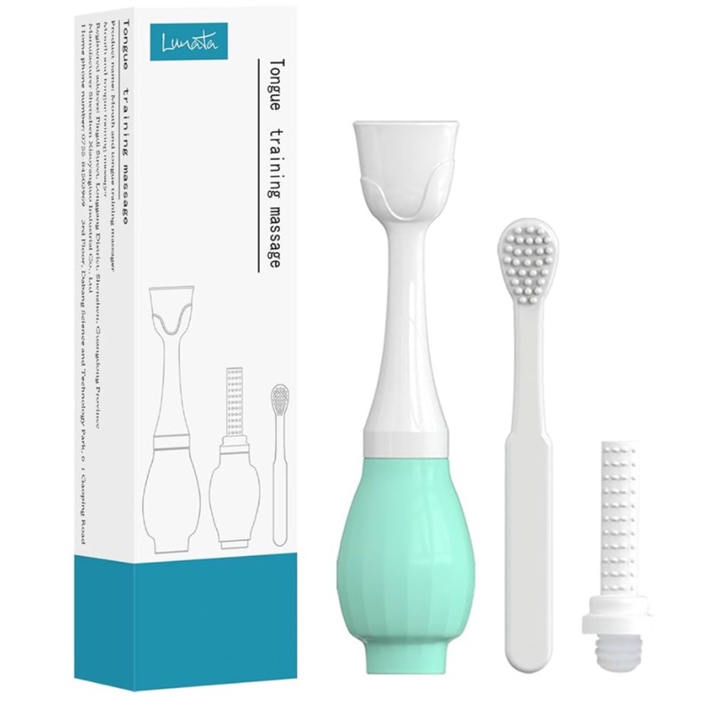 NEW! Calming Oral Sensory Kit 3 Soft Textured Interchangeable Heads Vibrations